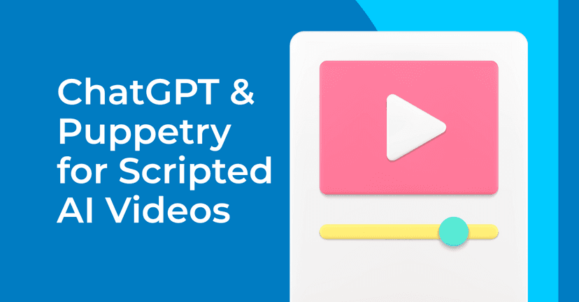 Combining ChatGPT & Puppetry for Scripted AI Videos