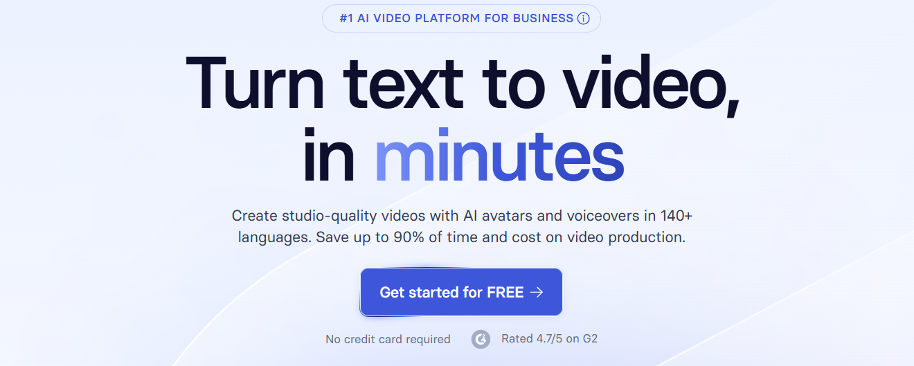 synthesia ai talking head