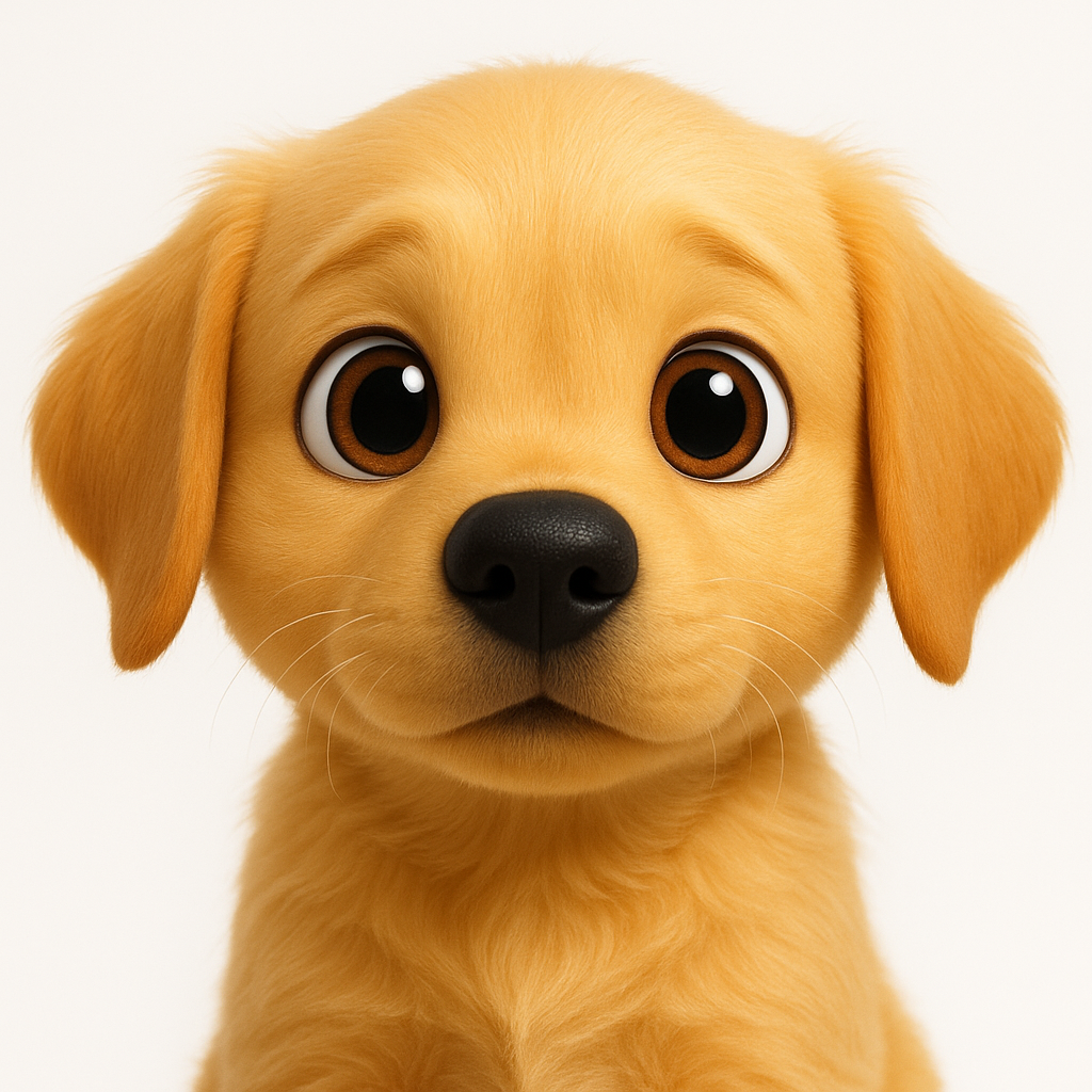Dog AI puppet character